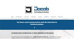 Desktop Screenshot of jacob-schaltschraenke.de