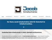 Tablet Screenshot of jacob-schaltschraenke.de